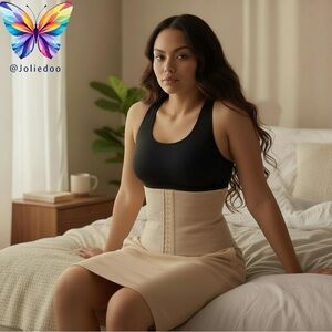 Women's Cream Shapewear Corset ~ X-Large 29.5 inches Width X 9.75 inches Length